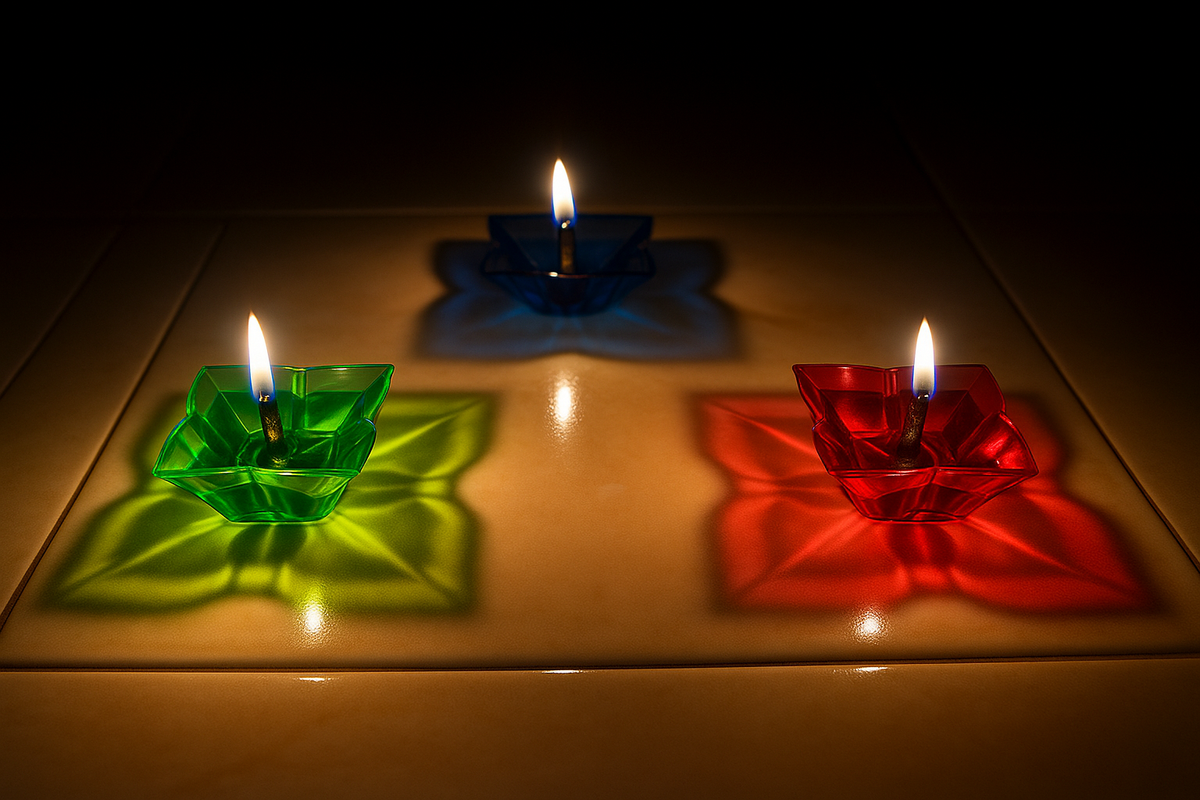 3D REFLECTIVE DIYA (Pack of 25)