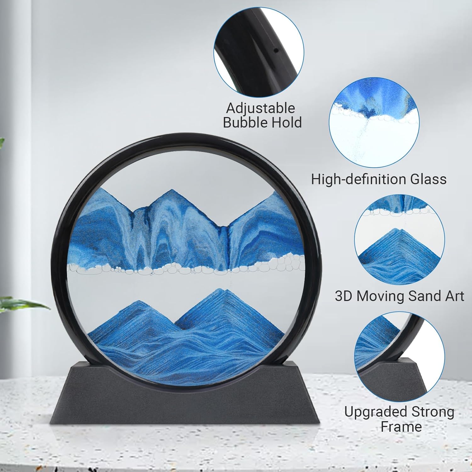 3D Dynamic Sand Art Liquid Motion