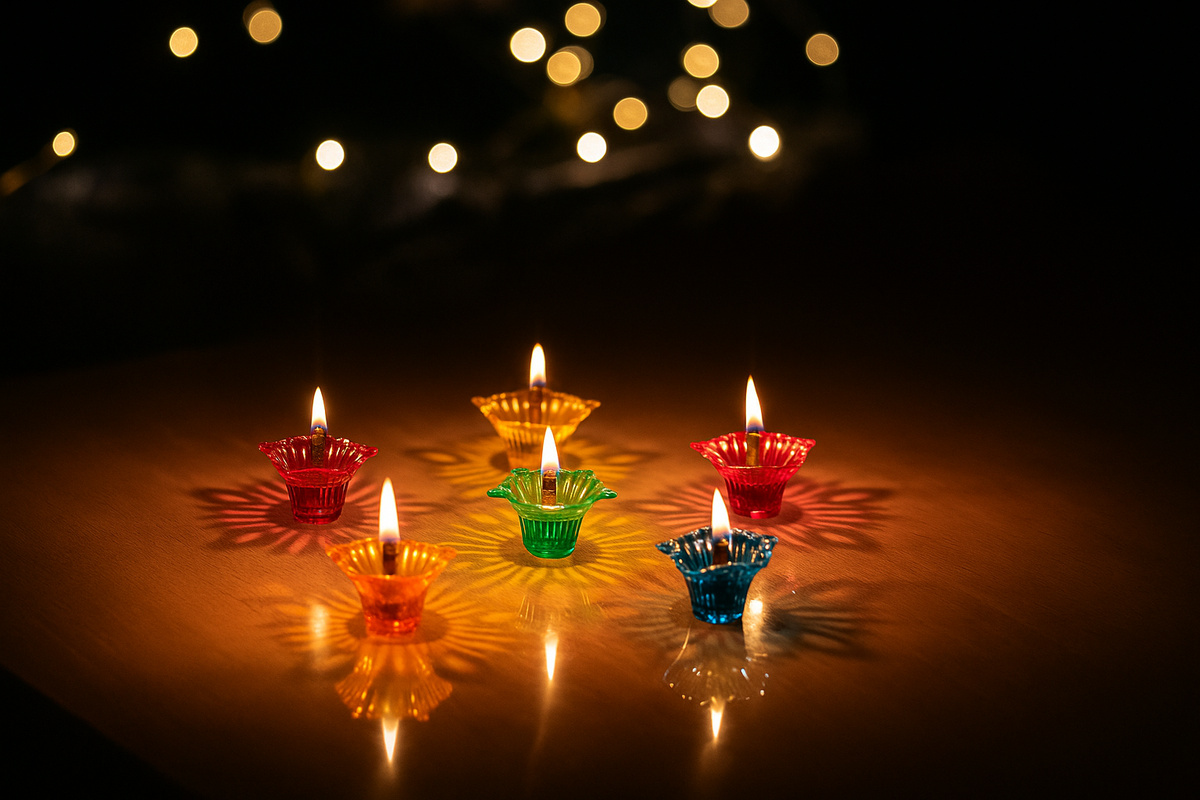 3D REFLECTIVE DIYA (Pack of 25)