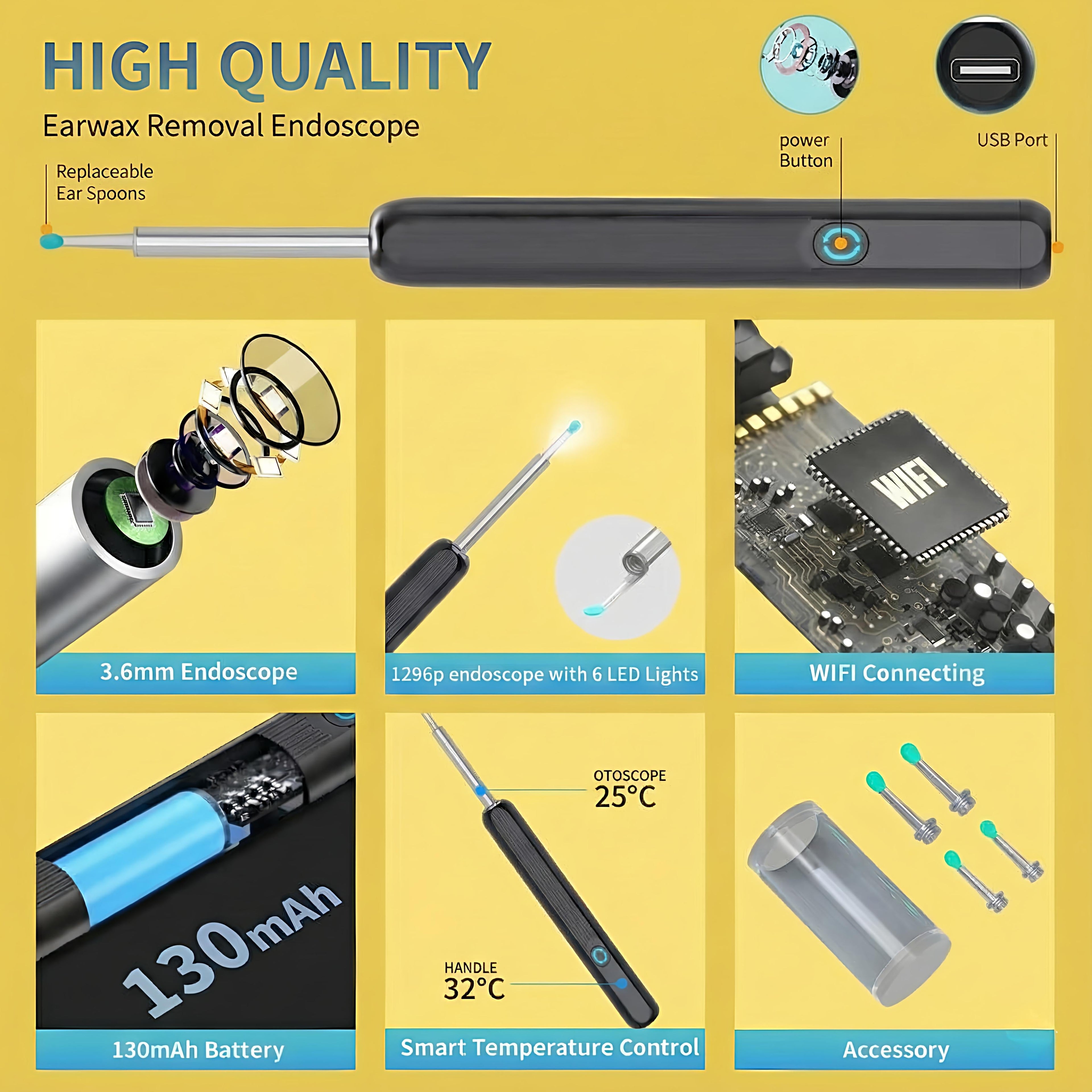 EROCAM™ - A Premium Ear Cleaner with 1080p HD Camera