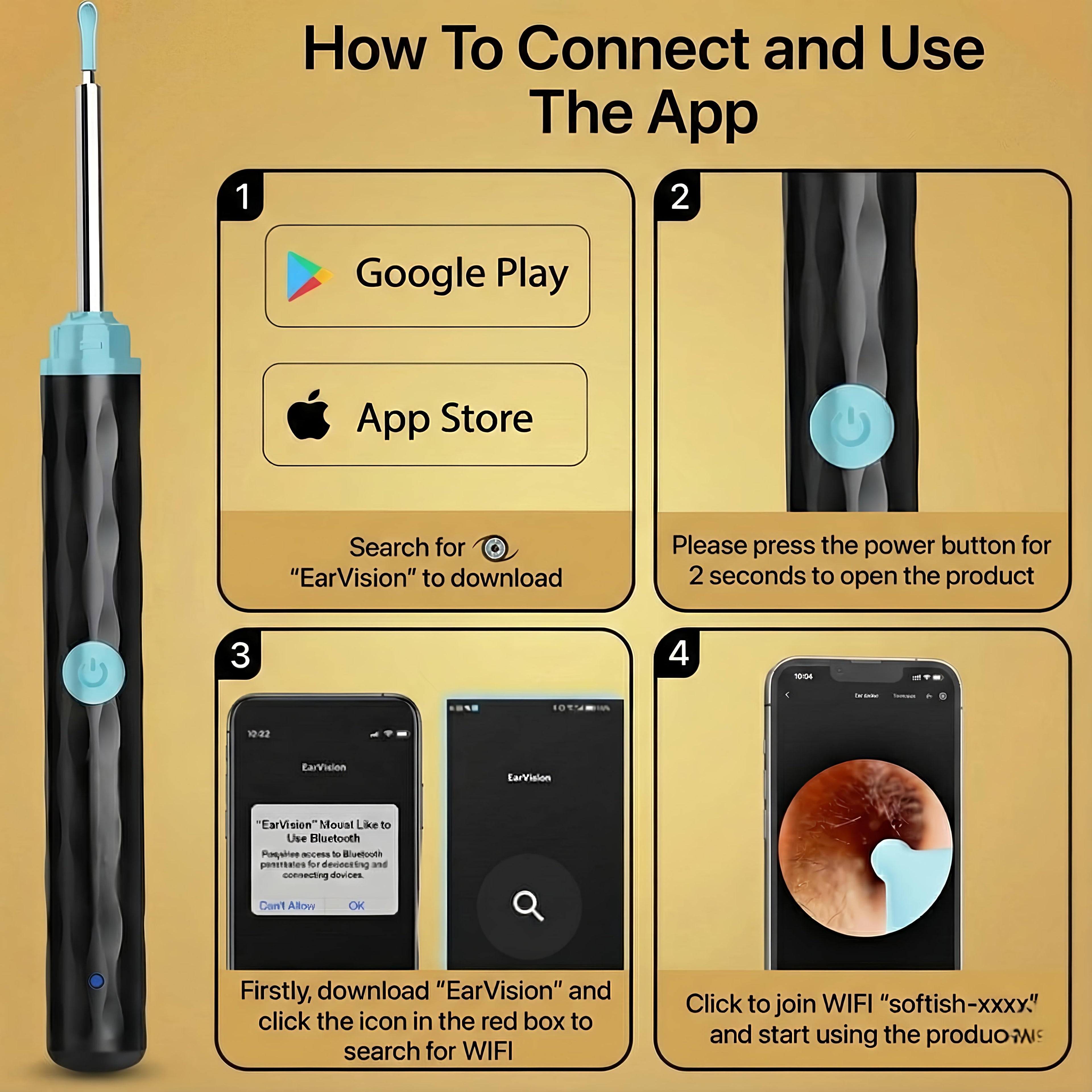 EROCAM™ - A Premium Ear Cleaner with 1080p HD Camera