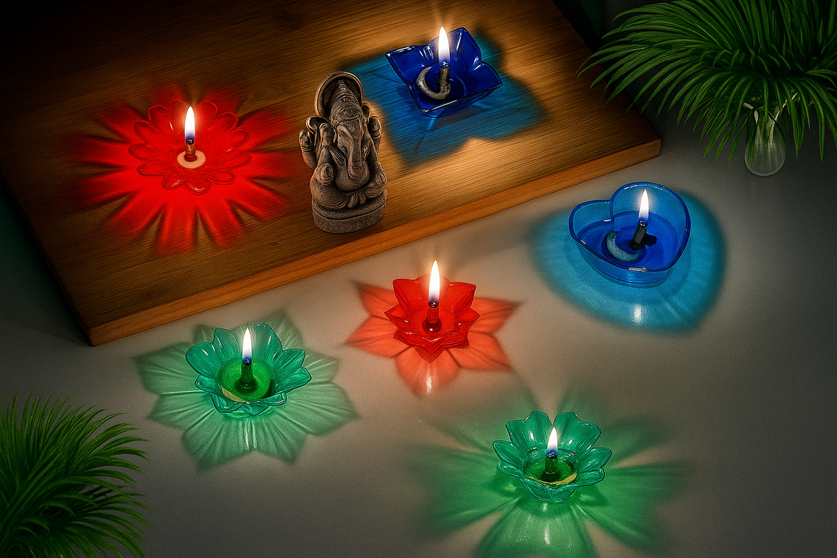 3D REFLECTIVE DIYA (Pack of 25)