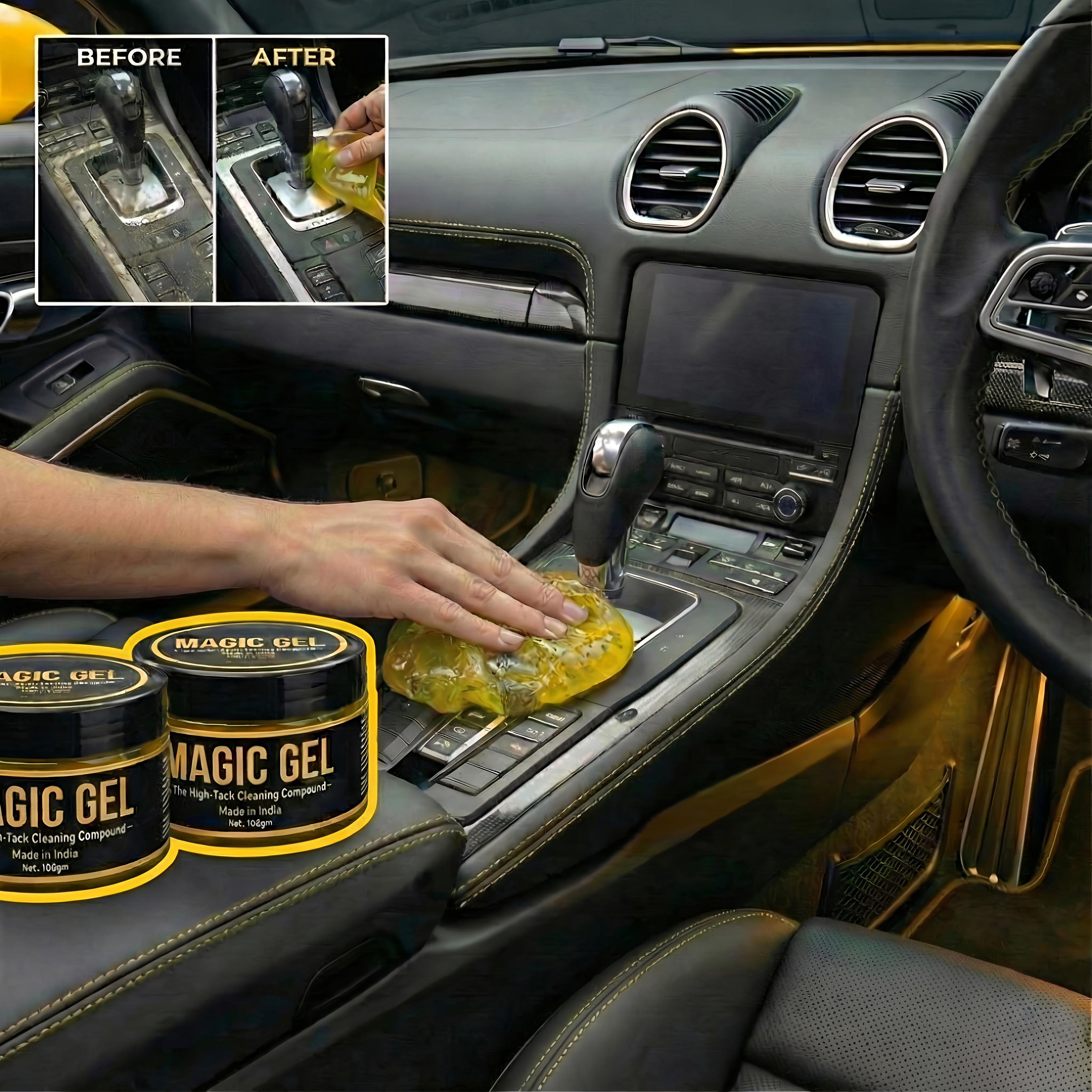 MagicGel Pro - Interior Cleaning Made Easy(Pack of 2)